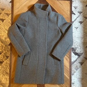 Women's J. Crew City Coat - Gray Size 0P